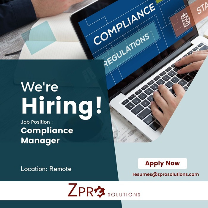 Compliance Manager - ZPro Solutions