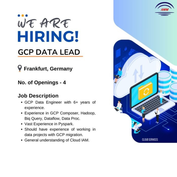 GCP Data Lead - AMM Group (Germany)