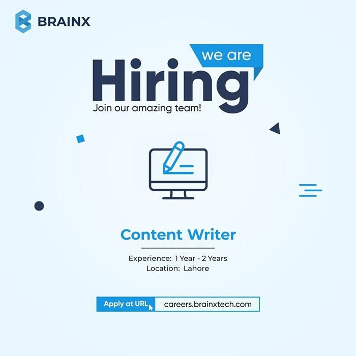 Content Writer - BrainX Technologies