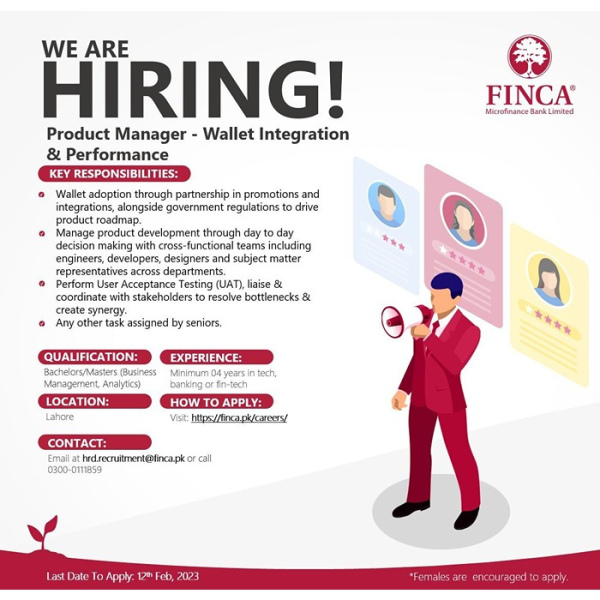 Product Manager - FINCA