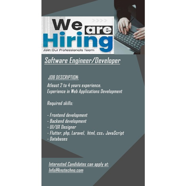 Software Engineer & Developer - KNS Techno