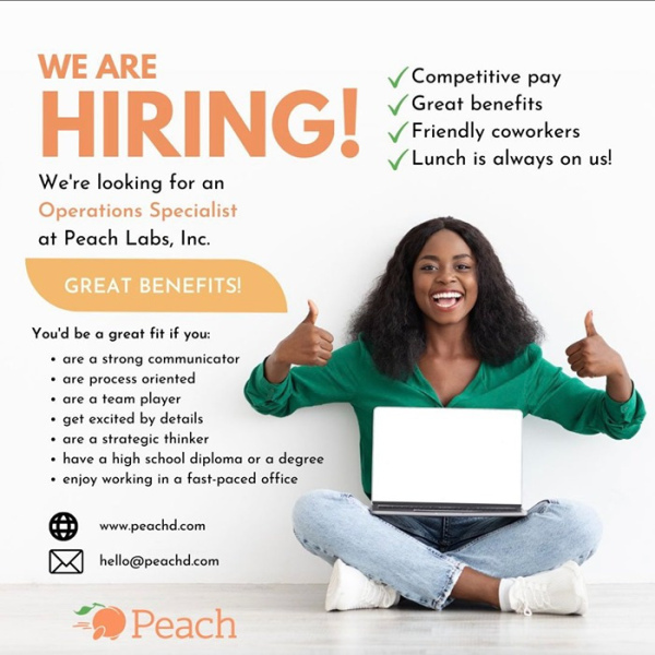 Operations Specialist - Peach Labs