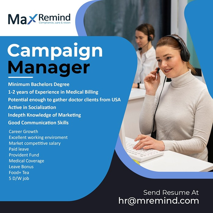 Campaign Manager - Max Remind