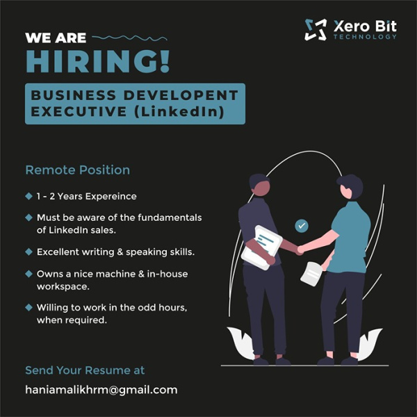 Business Development Executive (LinkedIn) - Xero Bit