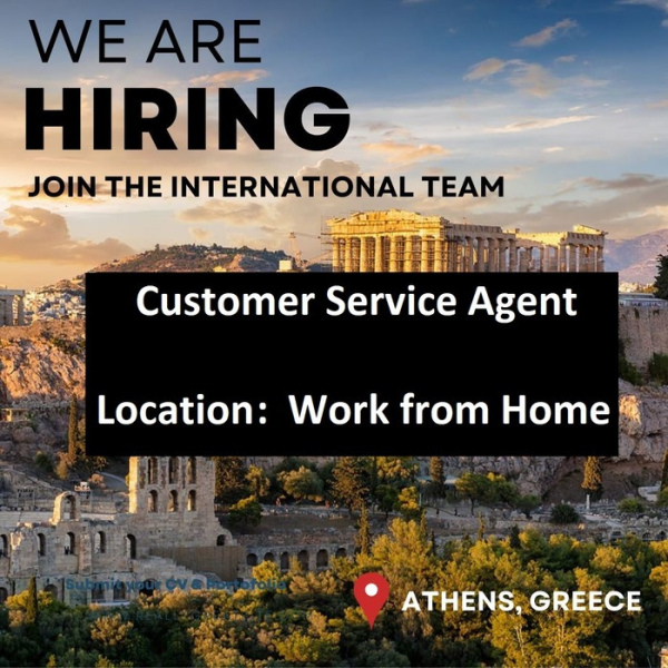Customer Service Agent - Greece (Remote)