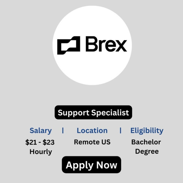 Support Specialist - Brex (Remote)