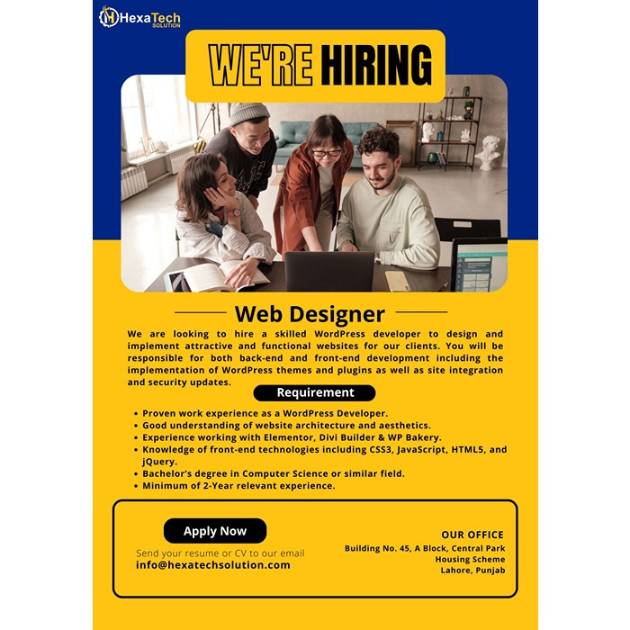 Web Designer - Hexa Tech